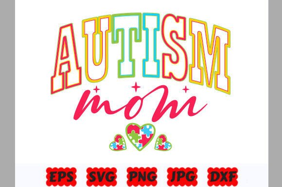 Autism Mom SVG Review for T-Shirt Designs and Graphics