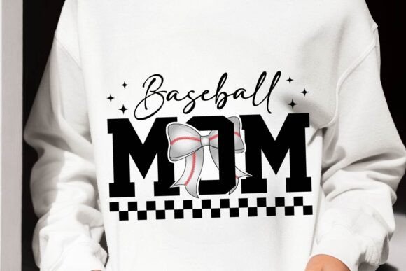 Baseball Coquette Mom SVG PNG T-Shirts