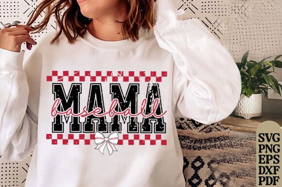 Baseball Mama SVG Design: A Versatile Graphic for T-Shirt and Branding Projects