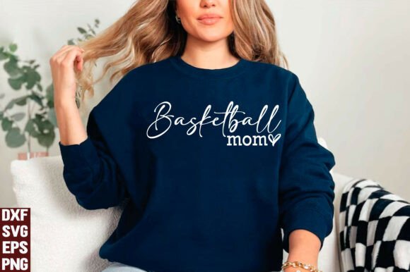 Basketball Mom SVG: A Versatile Graphic Design Asset for T-Shirt Designs and More