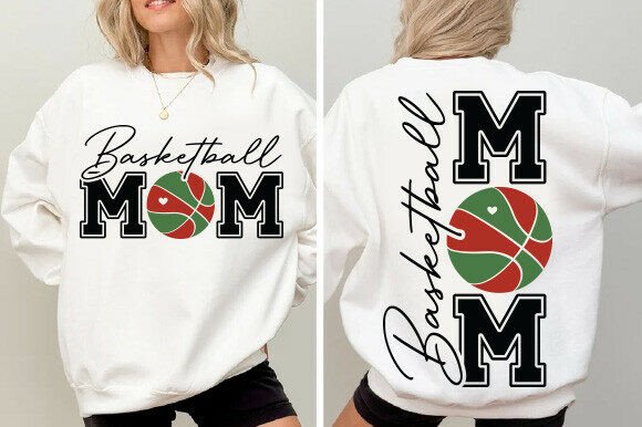 Basketball Mom SVG PNG: A Bold Graphic for T-Shirt Designs and Branding