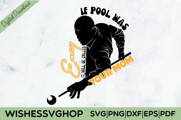 Billiard Mom SVG PNG: A Playful Graphic Design Asset for T-Shirt Projects