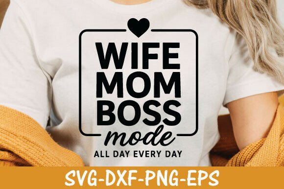 Boss Wife Blessed Mom Svg: A Versatile Embroidery Design for Real Projects