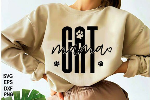 Cat Mama SVG: A Versatile Graphic Design Asset for Local Business Branding