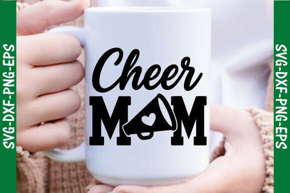 Cheer Mom Png, Mom Svg: A Practical Graphic Design Asset for T-Shirt Designs