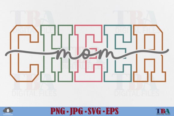 Cheer Mom SVG Design: A Powerful Graphic for T-Shirt and Blog Publishing
