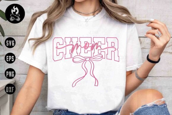 Cheer Mom SVG Graphics for T-Shirt Designs and More