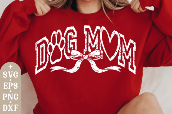 Coquette Dog Mom SVG: A Versatile Graphic Design Asset for T-Shirt Designs