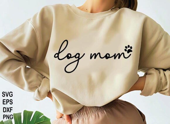 Dog Mom SVG Design: A Versatile Graphic for T-Shirt and Branding Projects