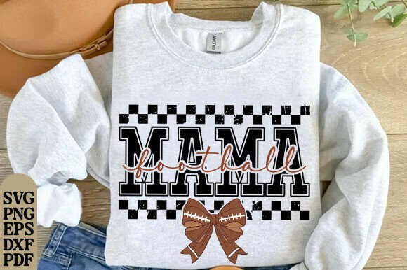 Football Mama Svg Graphics: A Powerful T-Shirt Design Asset for Content Creators