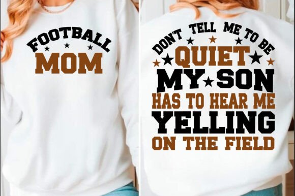 Football Mom Svg: A Versatile Graphic Design Asset for T-Shirt Designs