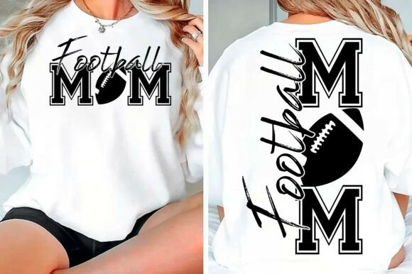 Football Mom SVG: A Versatile Graphic Design Asset for T-Shirt Projects