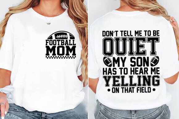 Football Mom SVG: A Versatile Graphic Design Asset for T-Shirt Designs and Merch