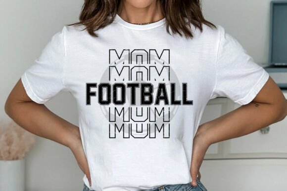 Football Mom SVG PNG: A Versatile Design for Real-Life Embroidery Projects