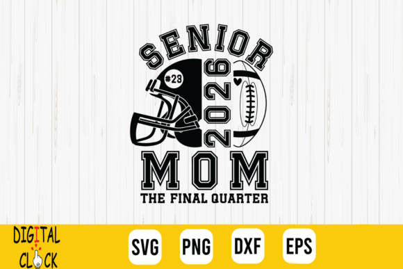 Football Senior Mom 2026 SVG: A Versatile Graphic for Modern Branding