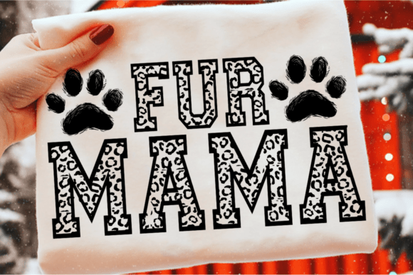 Fur Mama SVG: A Warm and Playful Embroidery Design for Pet Lovers