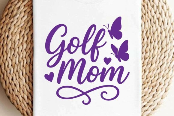 Golf Mom SVG PNG T-shirt Design Vector: A Versatile Graphic for Branding and Marketing