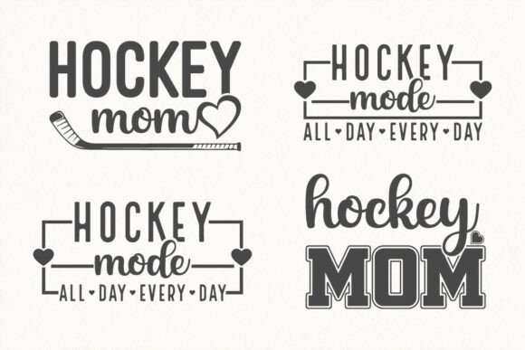 Hockey Mom SVG Bundle: A Versatile Graphic Design Asset for T-Shirt Designs