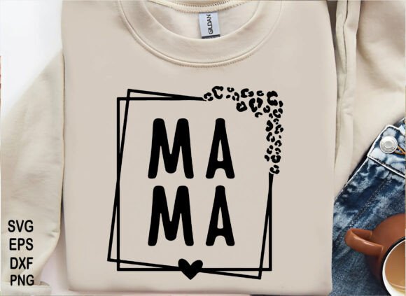 Leopard Mama SVG: A Versatile Graphic for T-Shirt Designs and More