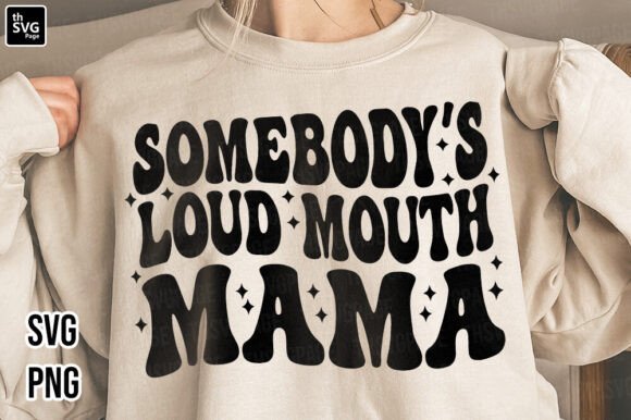 Loud Mouth Mama SVG: A Bold Graphic Design Asset for Marketing and Branding