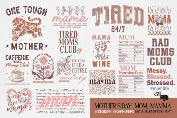 Mother’s Day Mama Mom SVG PNG Bundle: A Designer’s Perspective on Creative Assets