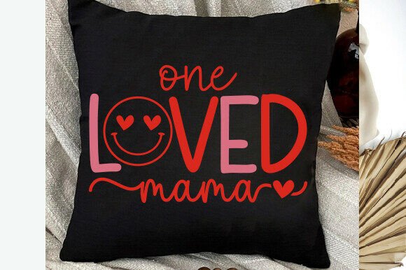 One Loved Mama Svg: A Versatile Graphic Design Asset for T-Shirt Designs and Branding