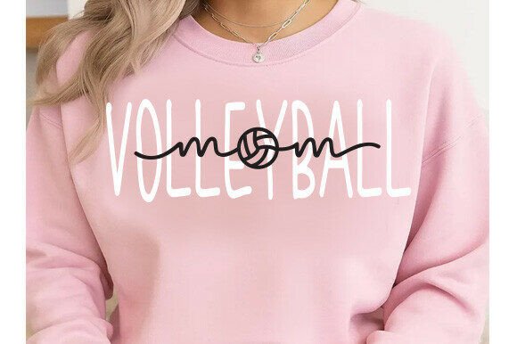 Volleyball Mom SVG: A Fresh Graphic Design Asset for T-Shirt Designs
