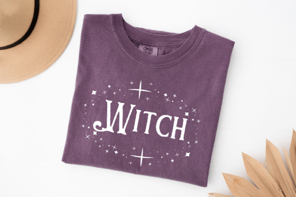 Witch SVG Design for T-Shirt Graphics and Branding