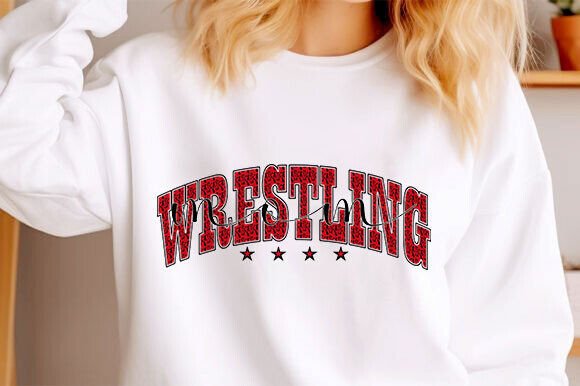 Wrestling Mom SVG Graphic: A Powerful T-Shirt Design Asset for Content Creators
