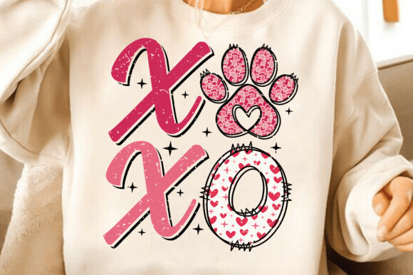 XoXo Paw & Dog Mom SVG: A Heartfelt Graphic Design Asset for Crafters